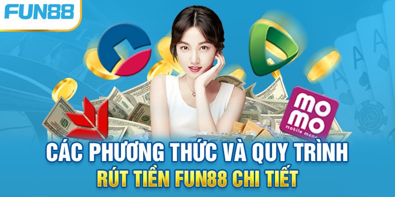 Truy cập ứng dụng Fun88 để thực hiện rút tiền về ngân hàng